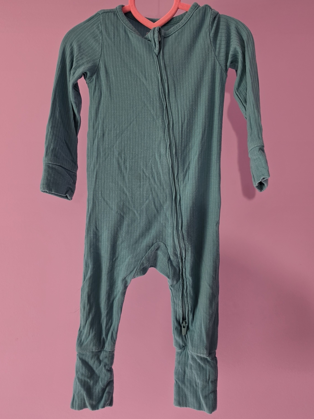 Carter's Purely Soft Long-Sleeve Zip One-Piece – Teal